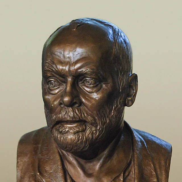 Popiersie Eugeniusza Get Stankiewicza - Tomasz Rodziński - Tomasz Rodziński artysta rzeźbiarz z Wrocławia